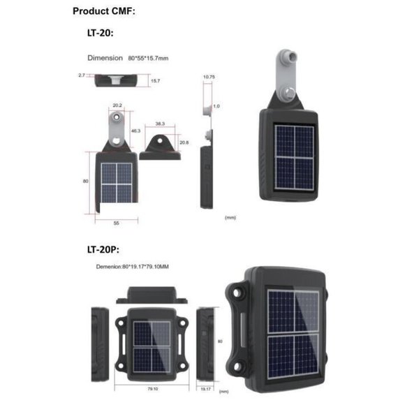Helium GPS Tracker, LoRaWAN Solar Powered Tracker for Cattle, Cow, Collar&Carger - Picture 5 of 7